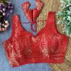 Tew Bollywood Pure Banarasi Silk With Golden Zari Blouse